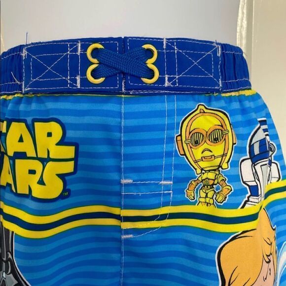 Disney STAR WARS 2T Swim Trunks with attached liner NWT - Picture 2 of 6